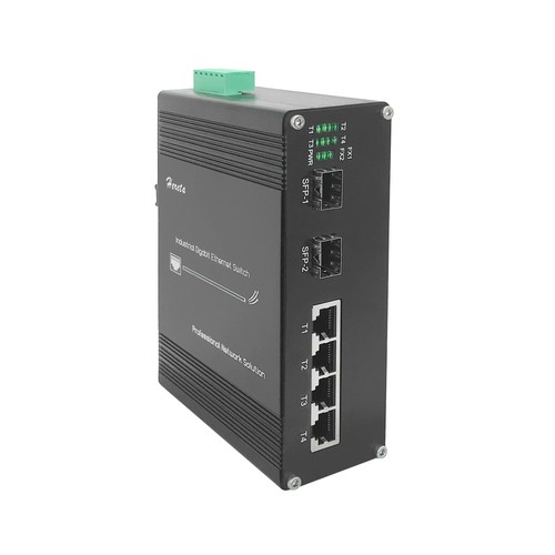 Port industrial poe gigabit - 6,